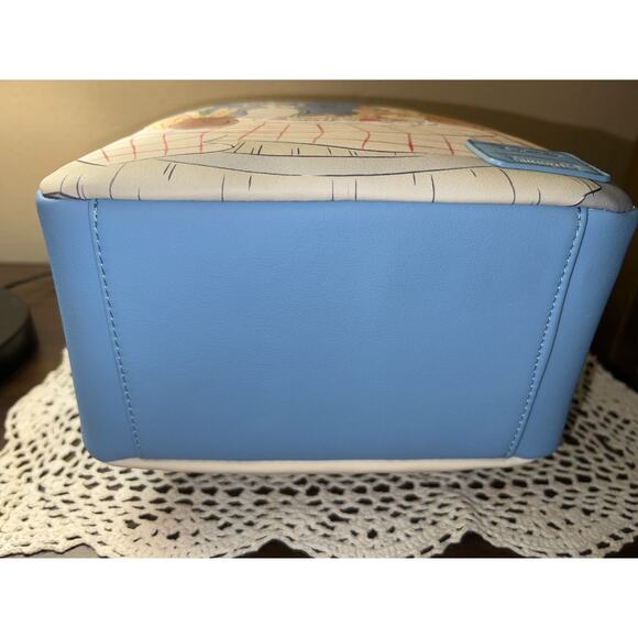 Loungefly Disney Lady And The Tramp Spaghetti Scene Mini Backpack Card Holder - Picture 6 of 8